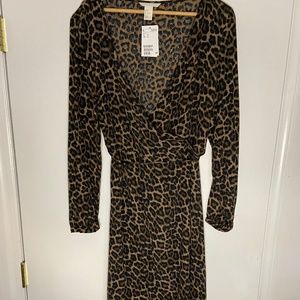 Midi Leopard Print Dress - H&M